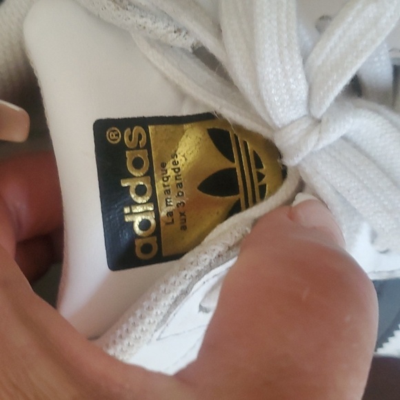 Adidas Superstar Footwear sneakers shelltop White Black 2019 sz 3.5 - Picture 6 of 10